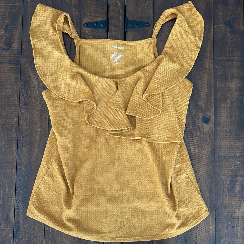 Yellow Blouse Nine West